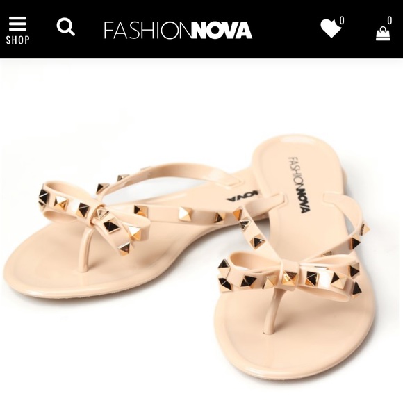 valentino studded bow sandals